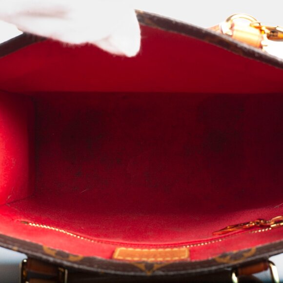 Authentic Louis Vuitton Monogram Canvas Sac Plat BB Tote Bag - Picture 7 of 9